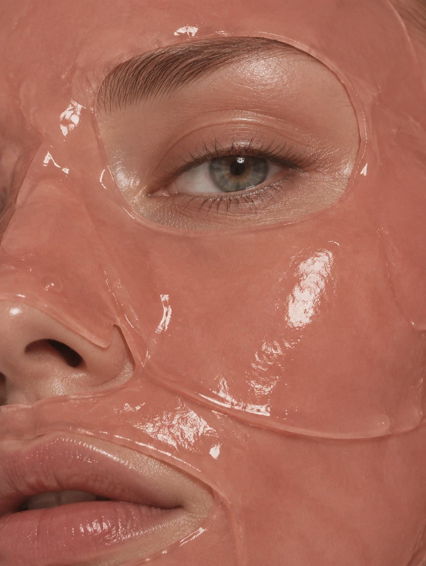 A hydrating gel mask